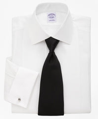 Bib-Front Spread Collar Tuxedo Shirt