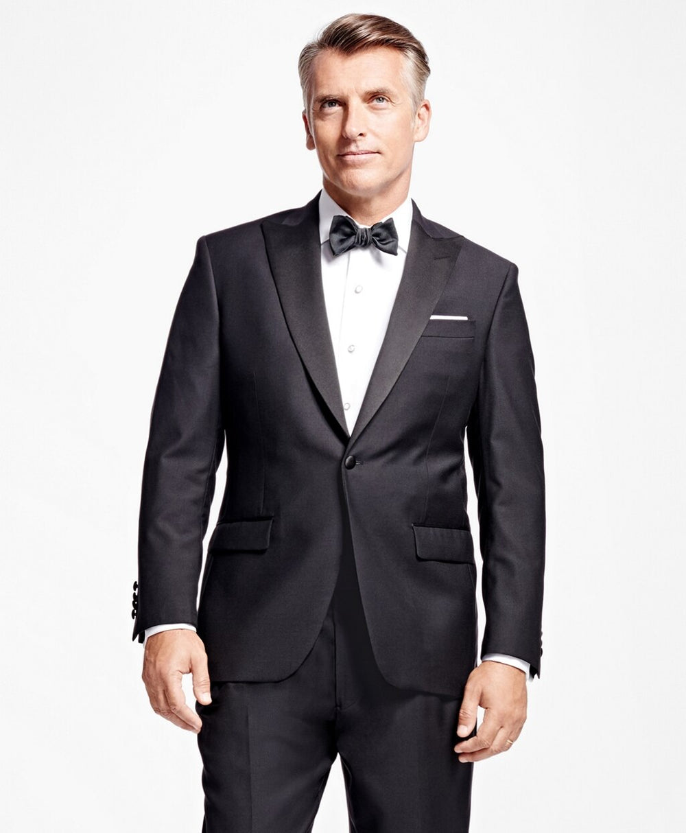 One-Button Peak Lapel Tuxedo Jacket
