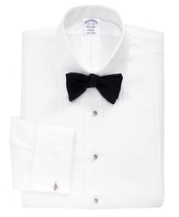 Regent Fit Ten-Pleat Tennis Collar Tuxedo Shirt