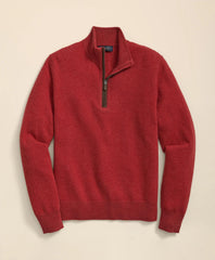 3-Ply Cashmere Quarter-Zip Sweater