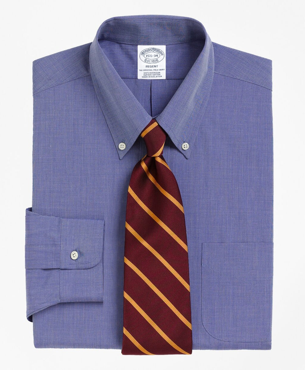 Regent Fitted Dress Shirt, Button-Down Collar