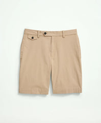 Big & Tall 9" Stretch Supima® Cotton Poplin Shorts