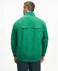 Big & Tall Bomber Jacket in Cotton Blend