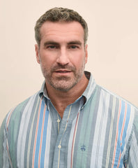 Big & Tall Friday Shirt Poplin Awning Stripe