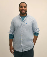 Big & Tall Friday Shirt Poplin Bengal Stripe