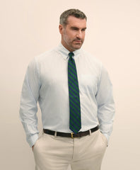 Dress Shirt Big & Tall Stretch Cotton Broadcloth Non-Iron Polo Button Down Collar