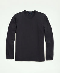 Big & Tall Supima® Cotton Long-Sleeve Logo T-Shirt