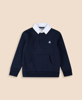 Boys Cotton-Blend Rugby Sweatshirt