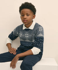 Boys Cotton Holiday Sweater