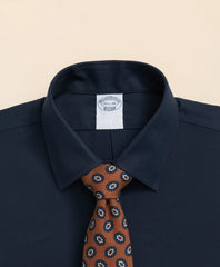 Dress Shirt Brooks Brothers Explorer Collection Non-Iron Twill Ainsley Collar