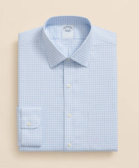 Brooks Brothers Explorer Collection Non-Iron Twill Ainsley Collar Gingham Dress Shirt