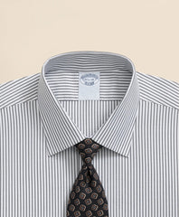 Brooks Brothers Explorer Collection Non-Iron Twill Ainsley Collar Striped Dress Shirt