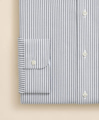 Brooks Brothers Explorer Collection Non-Iron Twill Ainsley Collar Striped Dress Shirt