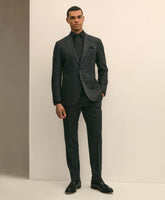 Brooks Brothers Explorer Collection Slim Fit Wool Windowpane Suit Pants
