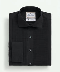 Brooks Brothers X Thomas Mason® Cotton English Collar Swiss Pleat Front Tuxedo Shirt