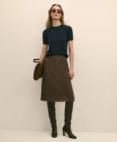 Chiffon Plaid Skirt