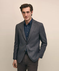 Classic Fit Wool Hopsack Gingham Sport Coat