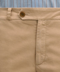 Cotton Blend Relaxed Chino Pants
