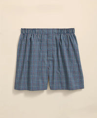 Cotton Broadcloth Multi-Windowpane Boxers