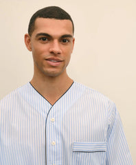 Cotton Broadcloth Striped Nightshirt