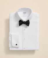 Cotton Oxford Button-Down Collar Pique Bib Tuxedo Shirt