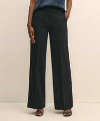 Crepe Wide-Leg Pants