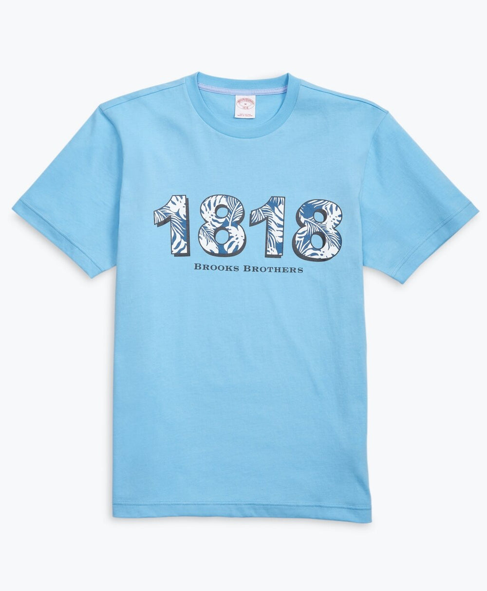 Tropical-Print 1818 Cotton Jersey T-Shirt