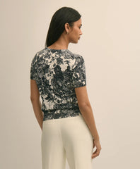 Floral Print Cotton Shell