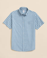 Poplin Short-Sleeve Grid Checks Friday Shirt