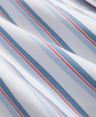 Friday Shirt Poplin Short-Sleeve Ribbon Stripe