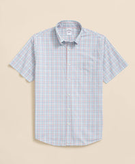Poplin Short-Sleeve Tattersall Friday Shirt
