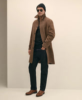 Lambswool Tattersall Balmacaan Coat