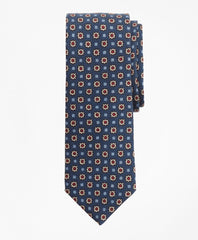 Floral Neat Print Tie