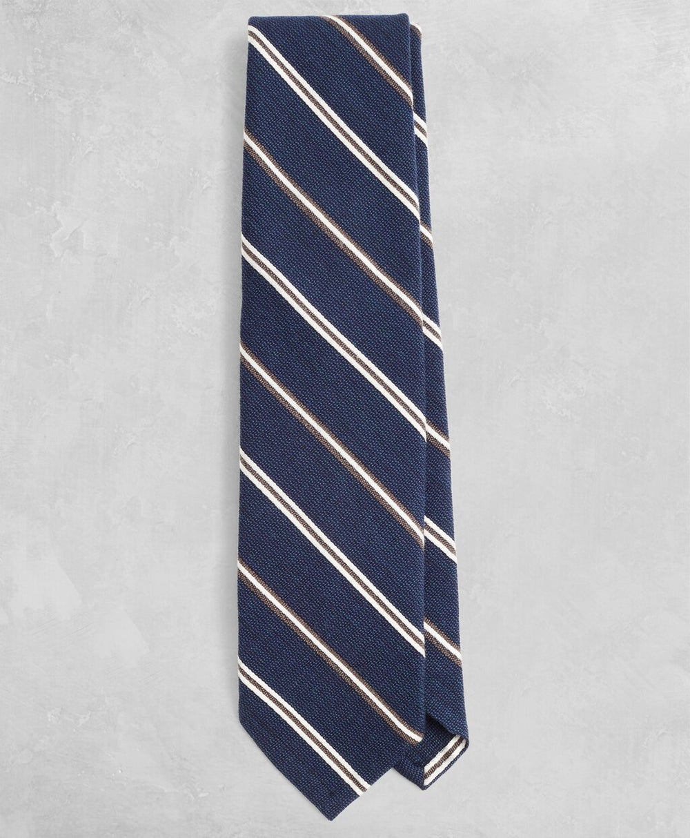 Golden Fleece® Alternating-Stripe Wool-Blend Tie
