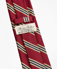 Limited Edition Archival Collection BB#1 Striped Rep with Crest Silk Tie