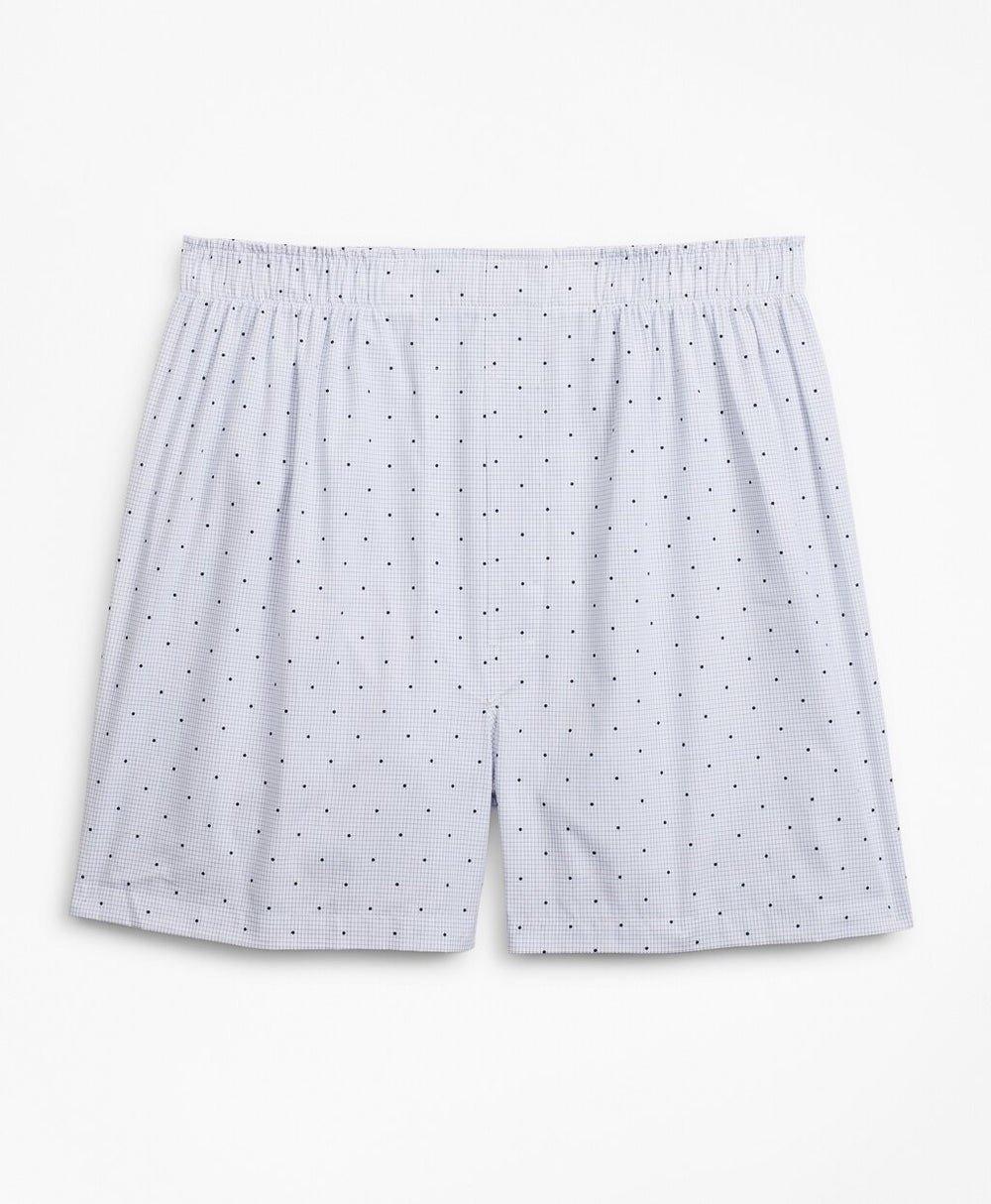 Traditional Fit Grid Dot Boxers