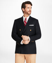 Country Club Regent Fit Saxxon™ Wool Double-Breasted Blazer