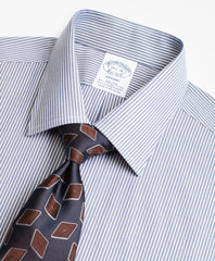 Stretch Regent Fitted Dress Shirt, Non-Iron Narrow Ground Stripe