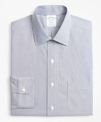Stretch Regent Fitted Dress Shirt, Non-Iron Narrow Ground Stripe