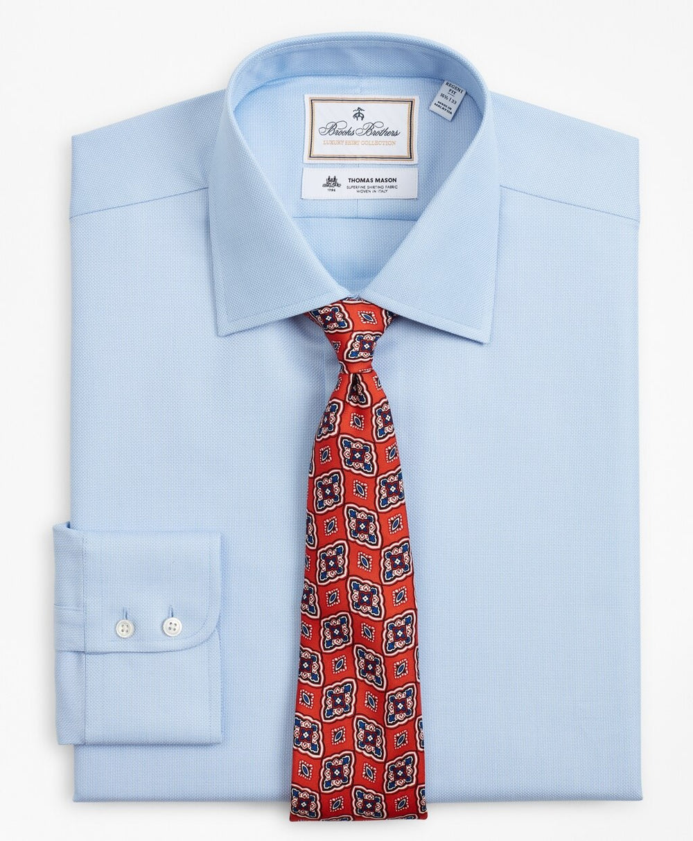 Luxury Collection Regent Fitted Dress Shirt, Franklin Spread Collar Dobby