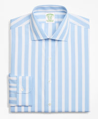 Stretch Milano Slim-Fit Dress Shirt, Non-Iron Bold Stripe