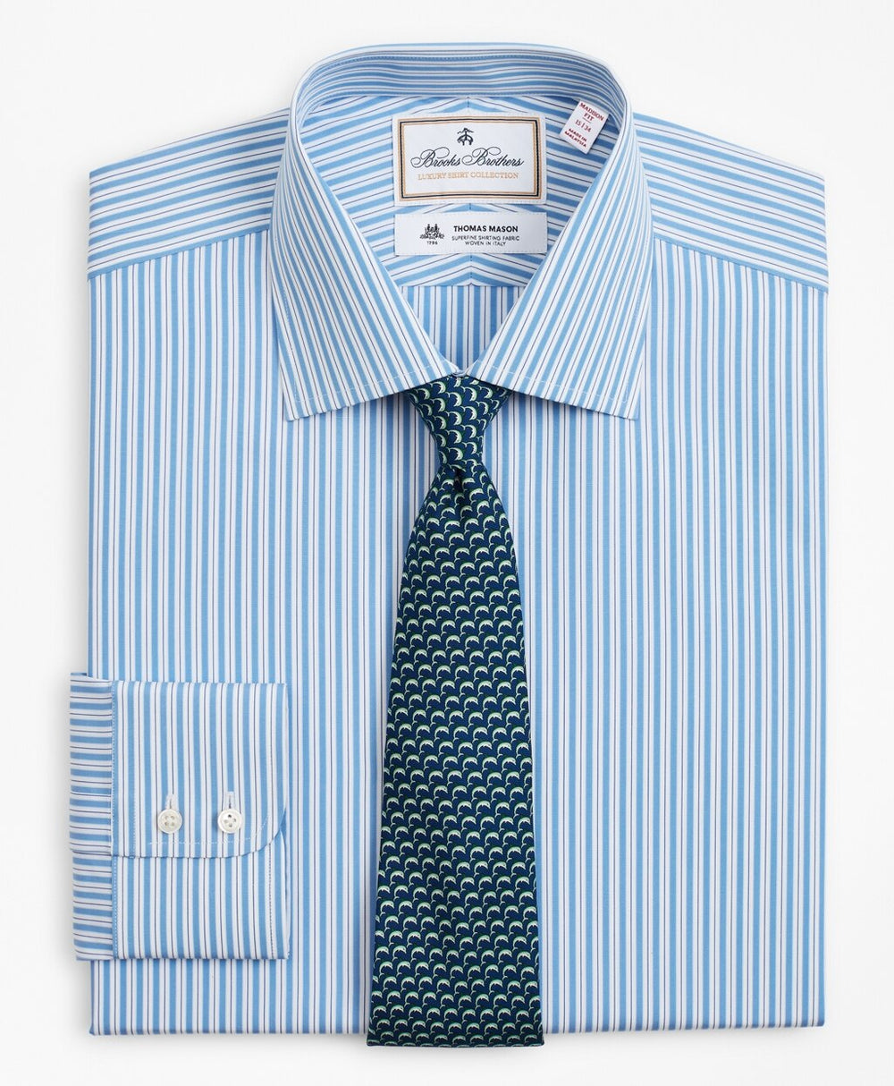 Luxury Collection Madison Classic-Fit Dress Shirt, Franklin Spread Collar Pinstripe