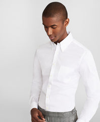Soho Extra-Slim Fit Dress Shirt, Performance Non-Iron with COOLMAX®, Button-Down Collar Broadcloth