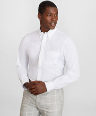 Regent Fitted Dress Shirt, Performance Non-Iron with COOLMAX®, Button-Down Collar Twill