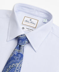 Luxury Collection Milano Slim-Fit Dress Shirt, Franklin Spread Collar Broken Stripe