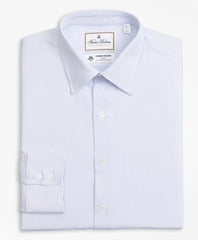 Luxury Collection Milano Slim-Fit Dress Shirt, Franklin Spread Collar Broken Stripe