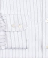 Luxury Collection Milano Slim-Fit Dress Shirt, Franklin Spread Collar Fine Stripe