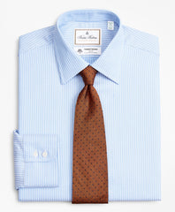 Luxury Collection Milano Slim-Fit Dress Shirt, Franklin Spread Collar Ground Stripe