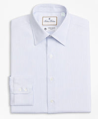 Luxury Collection Milano Slim-Fit Dress Shirt, Franklin Spread Collar Textured Stripe