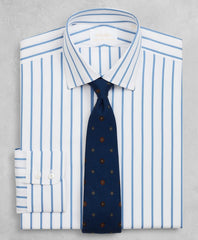 Golden Fleece® Regent Fitted Dress Shirt, English Collar Bold Stripe
